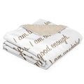 "Affirmations" Sherpa torkkupeitto