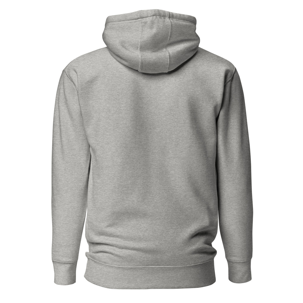 "Cat person" harmaa unisex-huppari mustalla printillä